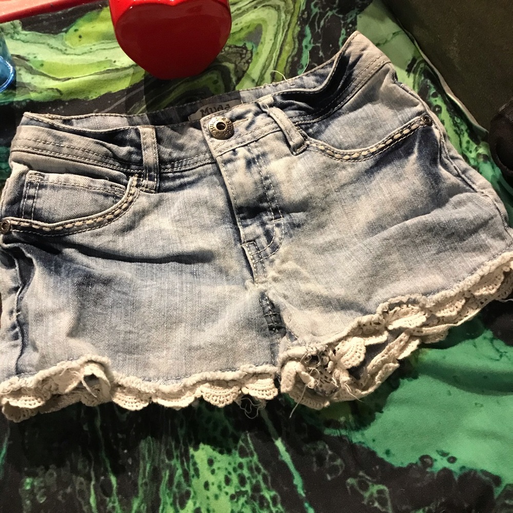 Mudd girls jean shorts size 10